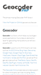 Mobile Screenshot of geocoder-php.org