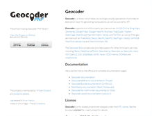 Tablet Screenshot of geocoder-php.org
